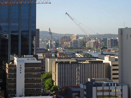 Luftnahme von Brisbane Foto 