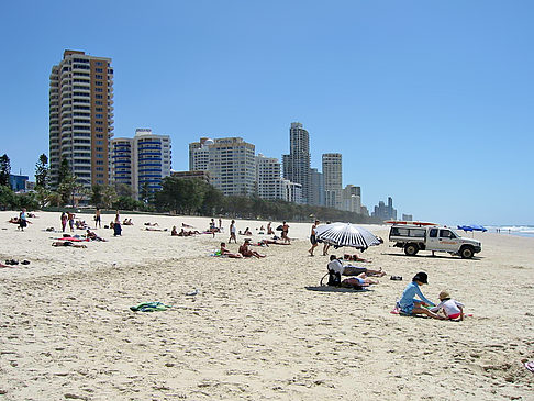 Fotos Strand mit Touristen